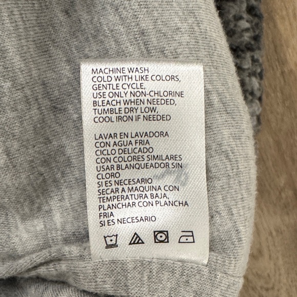 Original Weatherproof Vintage Women’s XS Grey Sherpa Quarter Zip Pullover - Picture 12 of 15